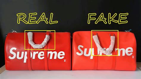 supreme real vs fake bag|authentic supreme vs fake clothing.